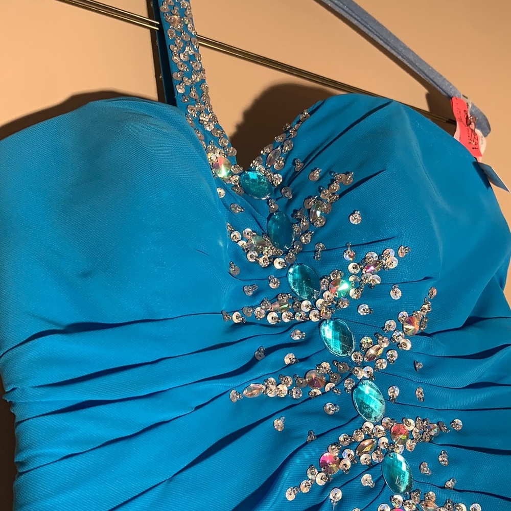 Blinged Out Prom Dress